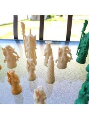 Asian Emperor Ruler Chess Replacement Pieces Lot of 26